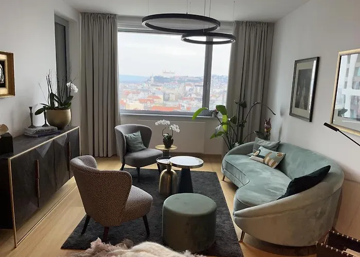 Lejlighed Luxury Flat In Sky Park, Castle View, Free Parking